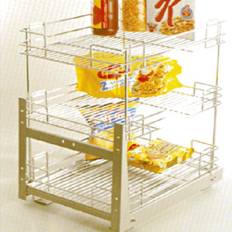 3 Shelf Base Mounted Organiser