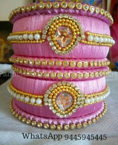 Designer Silk Thread Bangles