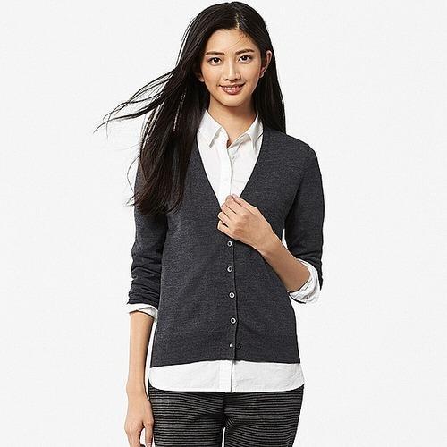 Women V Neck Cardigan