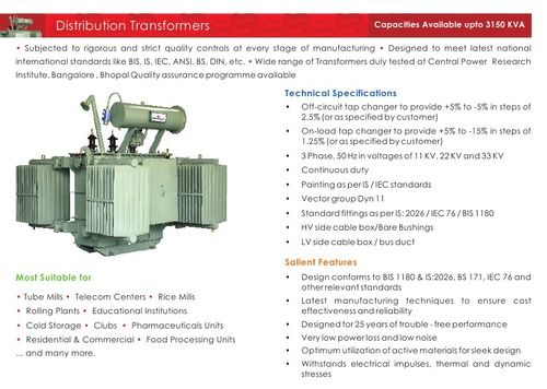 Distribution Transformers