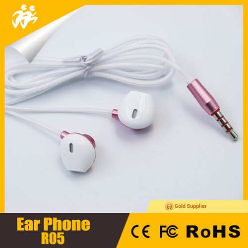 Fashion Stereo Metal Earphone With Microphone