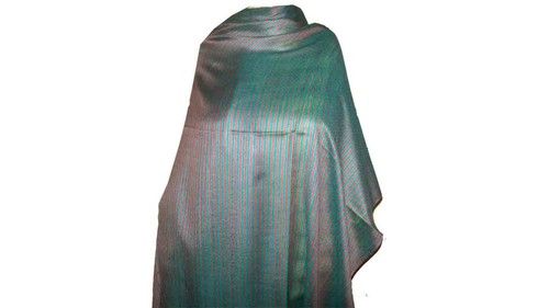 Silk Wool Multi Stripe Stoles