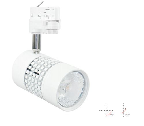 25W 1LED DIM Led track light with white housing