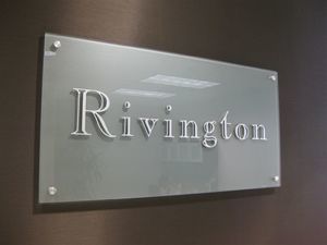 Aluminum Glass Sign