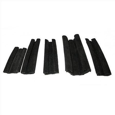 Durable Rubber Flocked Channel