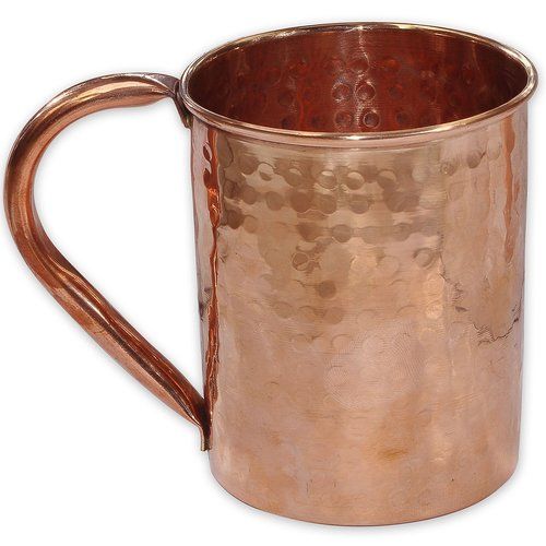 Pure Copper Hammered Straight Mug