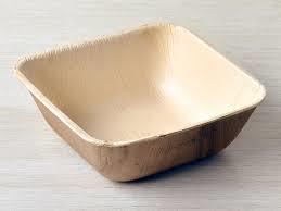 Square Palm Leaf Bowl