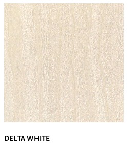 Delta White Vitrified Floor Tile