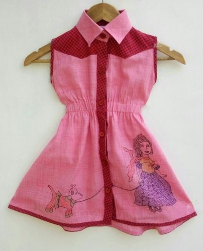 Khadi Cotton Kids Frock