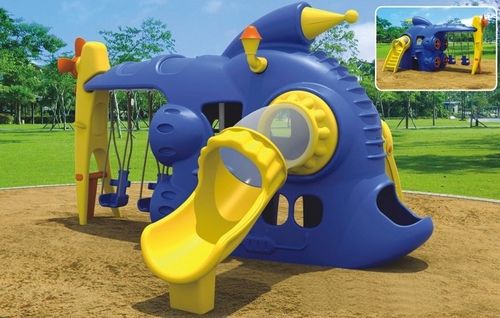 Uv Resistance Lldpe Outdoor Playground Wd-W089 Comprehensive Swing And Slide