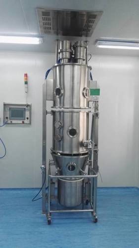 Gray Fl-C Series 120C Multifunction Pilling Coating Granulator Bed Dryer