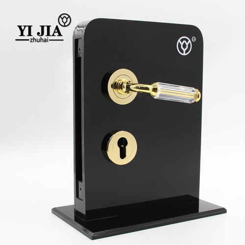Modern Lever Door Handles Gold Finish By ZhuHai YiJia Crystal Co., Ltd.