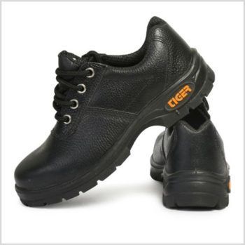 Black Robust Tiger Safety Shoes