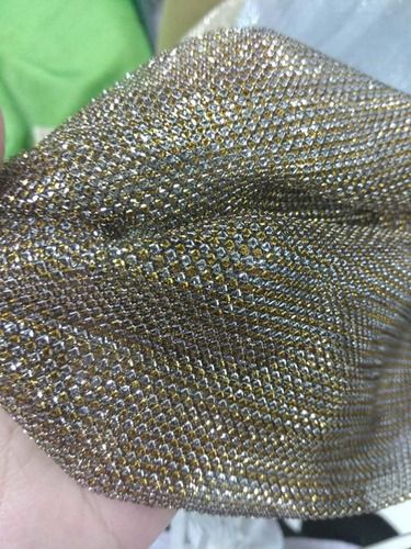 Black And Gold Yarn Fabric