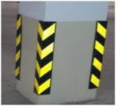 Black Rubber Pillar Guards