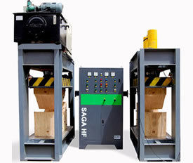 YX80-SA High Frequency Curved Plywood Press