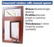 Casement Window with Manual Opener