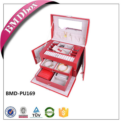 Leather Jewelry Box (Bmd-pu169)