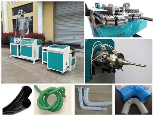 Automatic Pe Single Wall Corrugated Pipe Extruder Machines