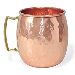 Handcrafted Copper Mug - High Grade Copper, Unique Artisan Design | Premium Quality, Ideal for Beverages, Stylish and Durable