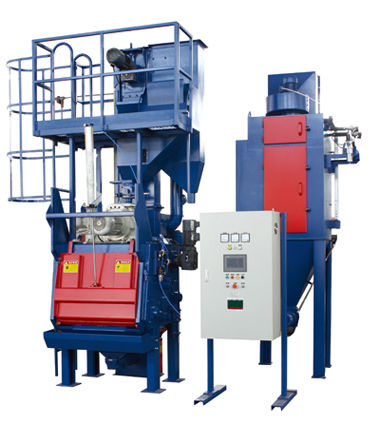 Rubber Belt Conveyor Tumble Blast Cleaning Machine