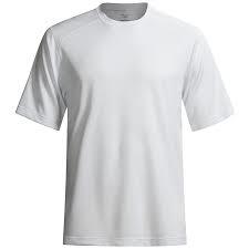  सफेद पुरुषों की गोल गर्दन वाली टी-शर्ट 