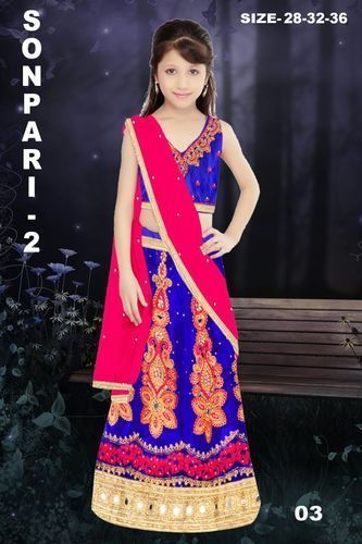 Festival Heavy Kids Lehenga