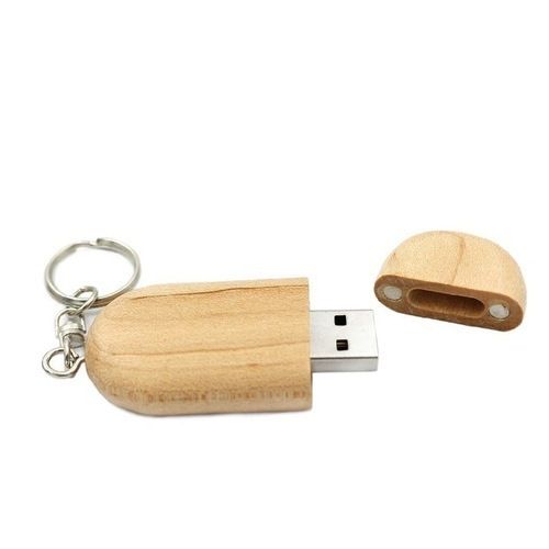 Wooden Key Chain Pen Drive