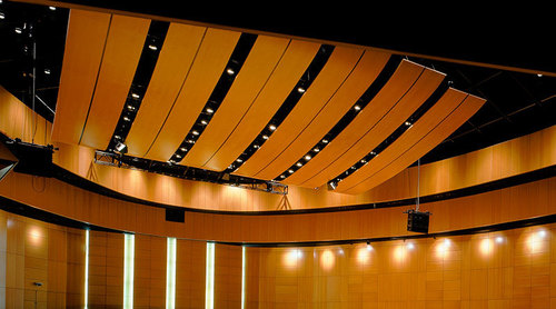 Auditorium Wooden Acoustics Service