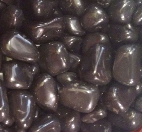 Natural Stone Black Pebbles