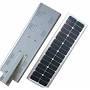 Integrated Solar Street Lights - Aluminum Alloy Case, IP 68 Rating | All-in-One Design with Motion and PIR Sensors, Automatic Dusk to Dawn Operation