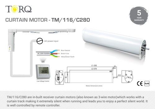 Curtain Motors (3 Wire)