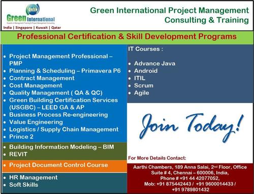 Project Management Training & Consultancy Service By Green International Project Management Pvt. Ltd.