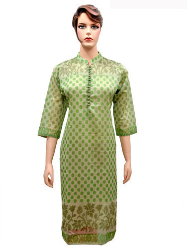 Chanderi Silk Kurti