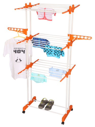 Cloth Drying Stand with Shoe Rack