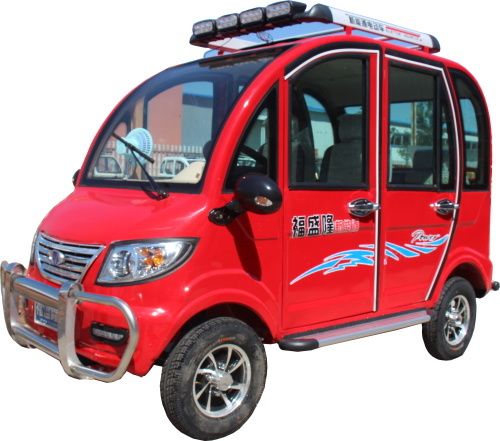 Electric Quadricycle (S-6 Ruby Red)