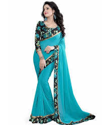 Georgette Printed Sarees