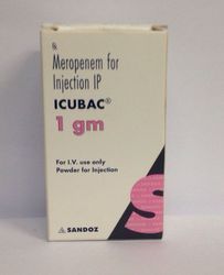 Icubac Meropenem For Injection 1mg