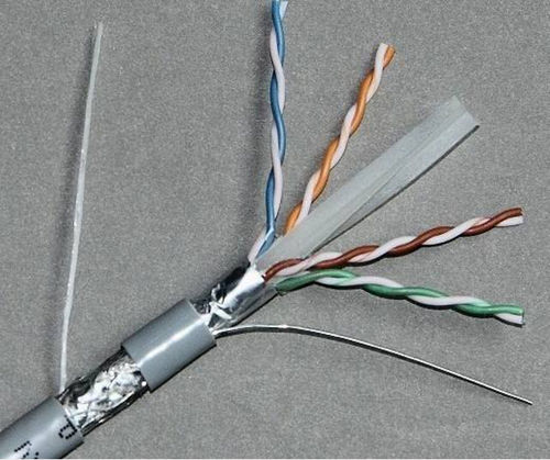 Telecommunication CAT6 Copper Cable Optical Fiber