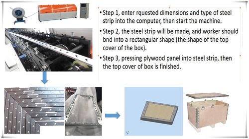 No-Nail Plywood Box Making Machine Capacity: 4-5 M/Min Liter (L)