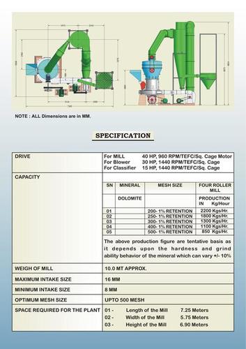 4 Roller Mill