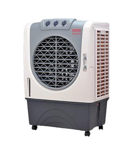 Portable Floor Mountable White and Grey Plastic Room Desert Air Cooler