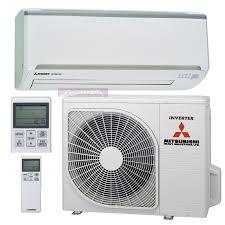 White Mitsubishi Chilled Air Conditioner