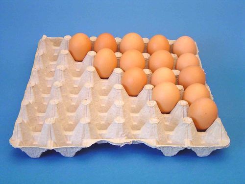 Paper Egg Trays - Eco-Friendly Kraft Paper, Sturdy Design for Maximum Protection