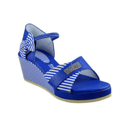 ladies cobalt blue sandals