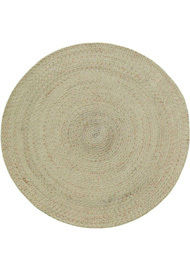 ARS 24247 White Braided Rug