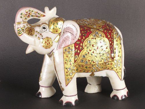 Colorful Elephant Stone Handicrafts