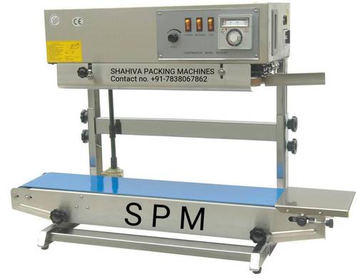 Continuous Band Sealer - Horizontal and Vertical Temperature Control, Ensures Accurate Sealing for Pharmaceuticals and Food Processing