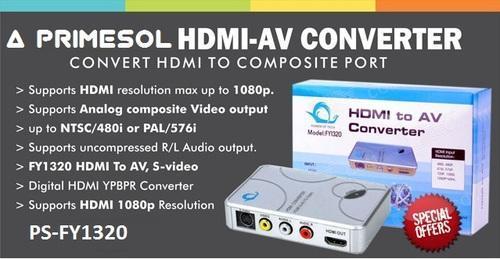 HDMI to AV Composite Converter With S Video 