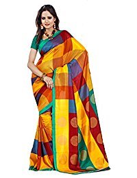 Synthetic Sarees - High-Quality Synthetic Fabric, Durable and Elegant Design, Unique Styles Available